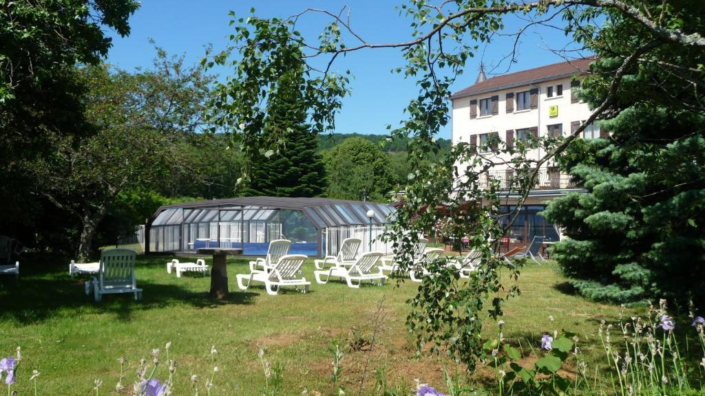 Logis La Rose Des Vents Hotell Volvic Rum bild